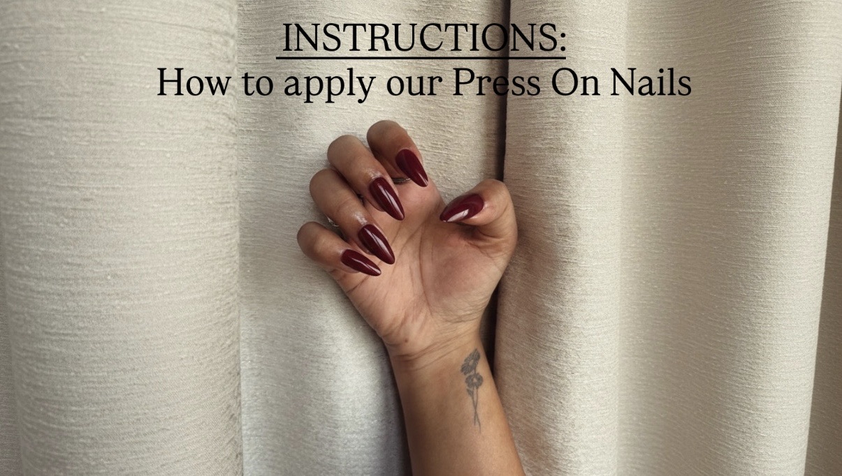 How to apply our Press On Nails - Instagram Reel